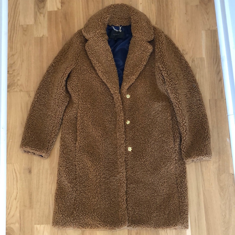 J Crew Teddy Coat